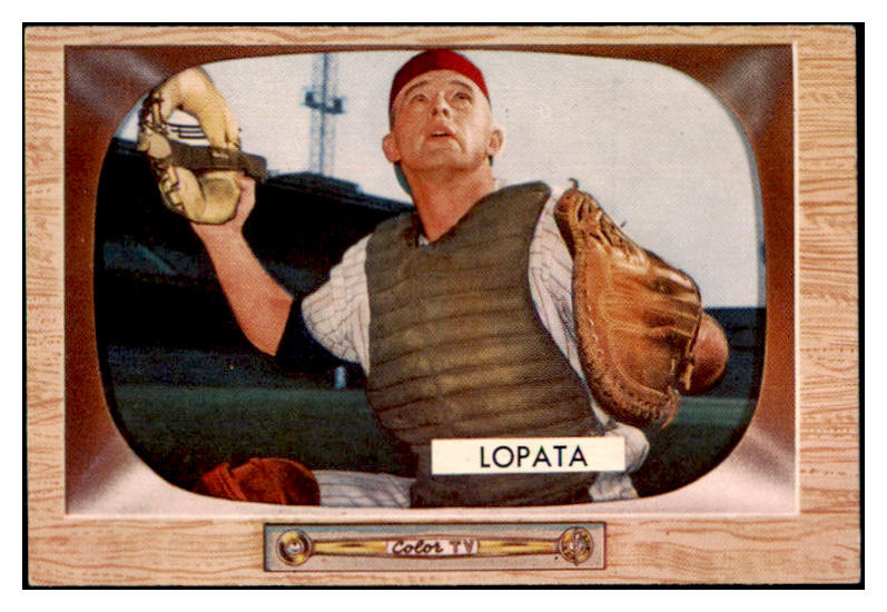 1955 Bowman Baseball #018 Stan Lopata Phillies EX-MT 472315