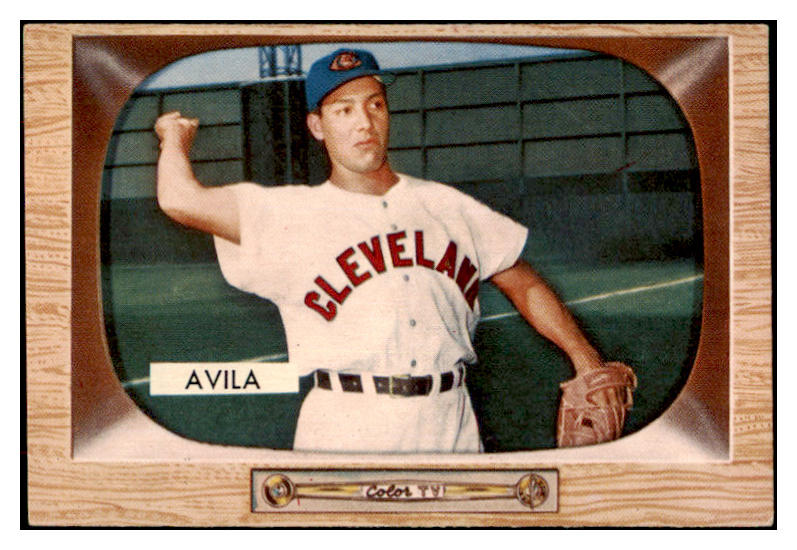 1955 Bowman Baseball #019 Bobby Avila Indians EX-MT 472316