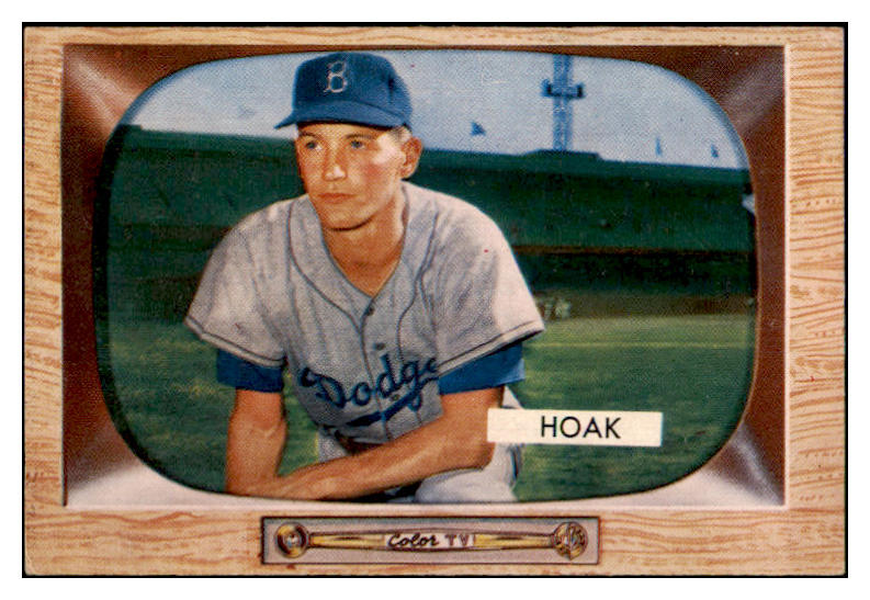 1955 Bowman Baseball #021 Don Hoak Dodgers EX-MT 472317