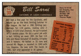 1955 Bowman Baseball #030 Bill Sarni Cardinals EX-MT 472322