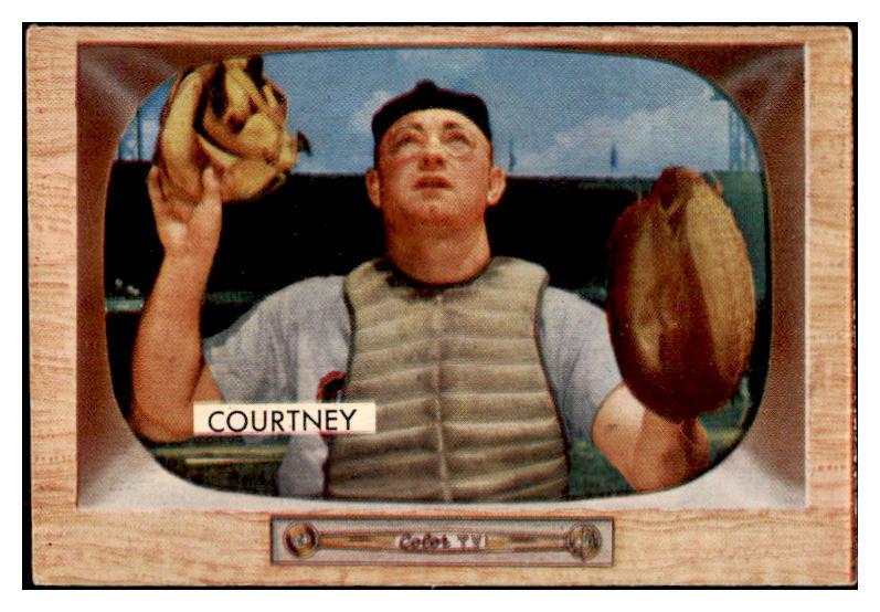 1955 Bowman Baseball #034 Clint Courtney White Sox EX-MT 472324