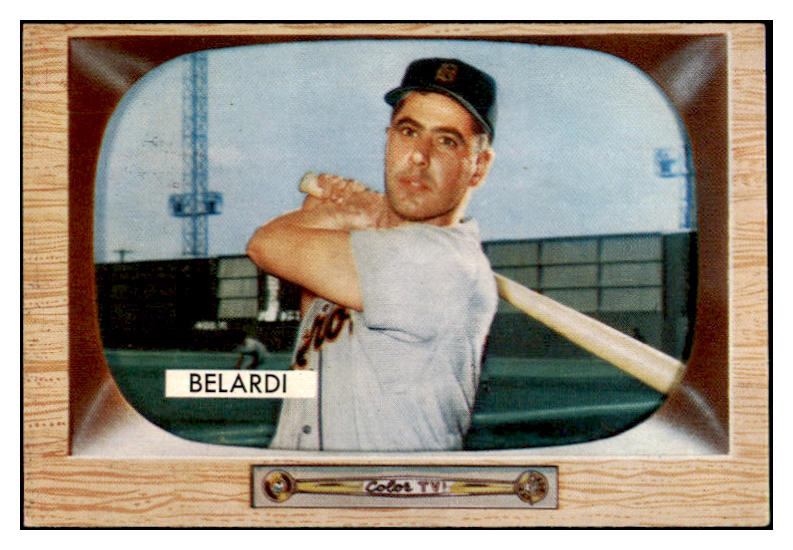 1955 Bowman Baseball #036 Wayne Belardi Tigers EX-MT 472325