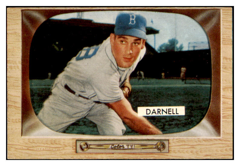 1955 Bowman Baseball #039 Bob Darnell Dodgers EX-MT 472326
