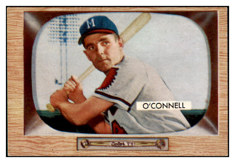 1955 Bowman Baseball #044 Danny O'Connell Braves EX-MT 472331