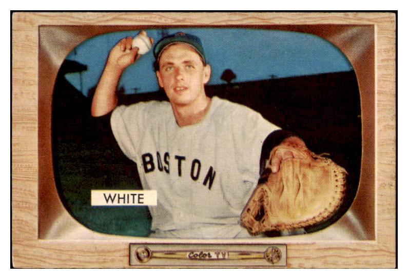 1955 Bowman Baseball #047 Sammy White Red Sox EX-MT 472333