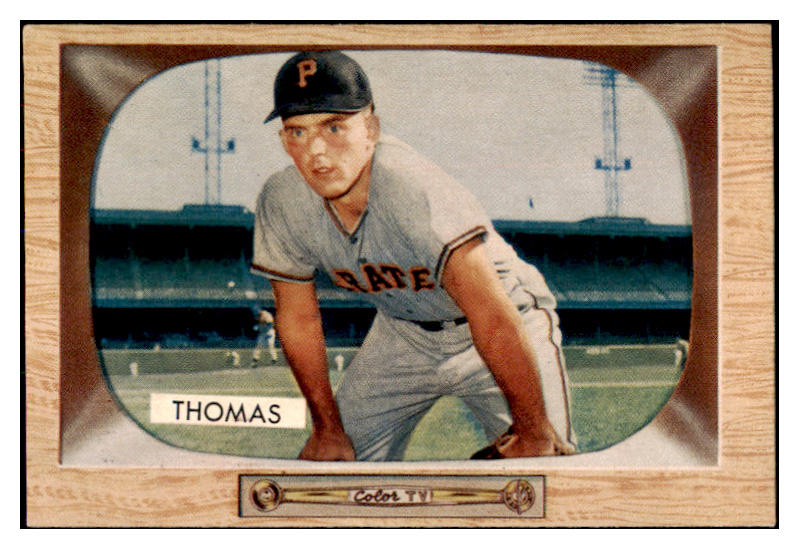 1955 Bowman Baseball #058 Frank Thomas Pirates EX-MT 472339