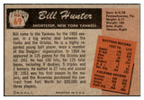 1955 Bowman Baseball #069 Billy Hunter Yankees EX-MT 472342