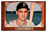 1955 Bowman Baseball #084 George Freese Pirates EX-MT 472353