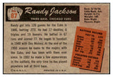 1955 Bowman Baseball #087 Randy Jackson Cubs EX-MT 472354