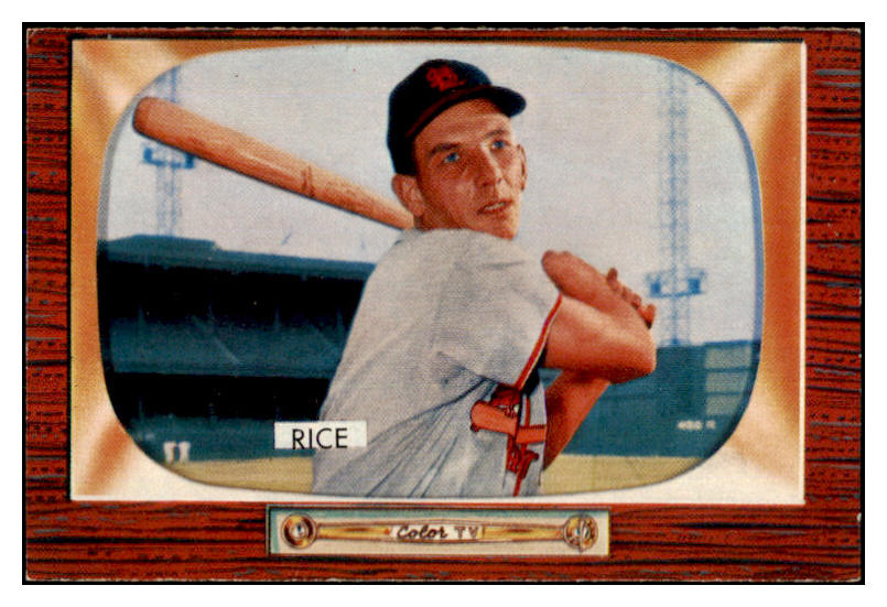 1955 Bowman Baseball #106 Del Rice Cardinals EX-MT 472365