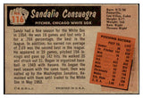 1955 Bowman Baseball #116 Sandy Consuegra White Sox EX-MT 472370