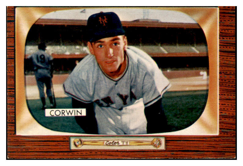 1955 Bowman Baseball #122 Al Corwin Giants EX-MT 472374