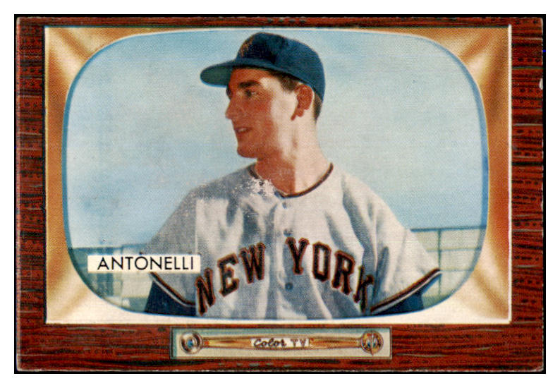 1955 Bowman Baseball #124 Johnny Antonelli Giants EX-MT 472376