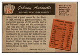 1955 Bowman Baseball #124 Johnny Antonelli Giants EX-MT 472376