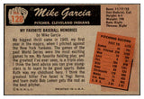 1955 Bowman Baseball #128 Mike Garcia Indians EX-MT 472377