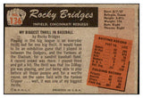 1955 Bowman Baseball #136 Rocky Bridges Reds EX-MT 472381