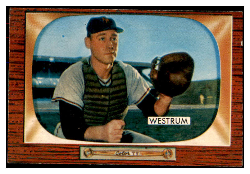 1955 Bowman Baseball #141 Wes Westrum Giants EX-MT 472384