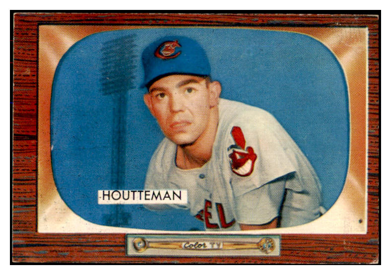 1955 Bowman Baseball #144 Art Houtteman Indians EX-MT 472386