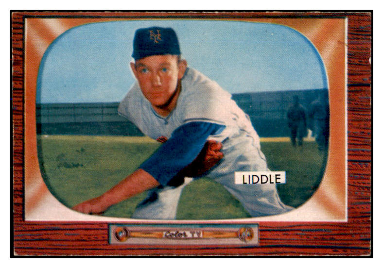 1955 Bowman Baseball #146 Don Liddle Giants EX-MT 472388