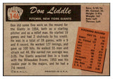 1955 Bowman Baseball #146 Don Liddle Giants EX-MT 472388