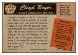 1955 Bowman Baseball #149 Cloyd Boyer A's EX-MT 472391
