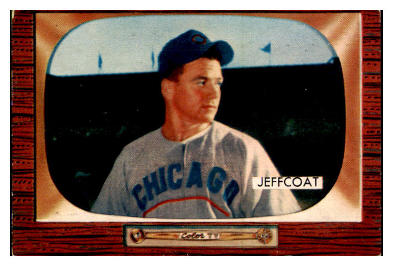 1955 Bowman Baseball #223 Hal Jeffcoat Cubs EX-MT 472409