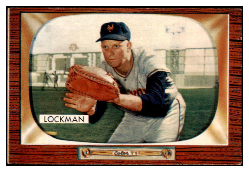 1955 Bowman Baseball #219 Whitey Lockman Giants EX-MT 472413