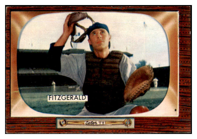 1955 Bowman Baseball #208 Ed Fitzgerald Senators EX-MT 472417