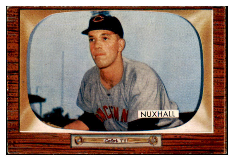 1955 Bowman Baseball #194 Joe Nuxhall Reds EX-MT 472422