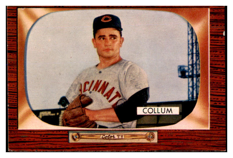 1955 Bowman Baseball #189 Jack Collum Reds EX-MT 472424