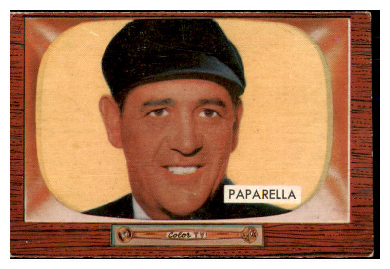 1955 Bowman Baseball #235 J.A. Paparella Umpire VG-EX 472429