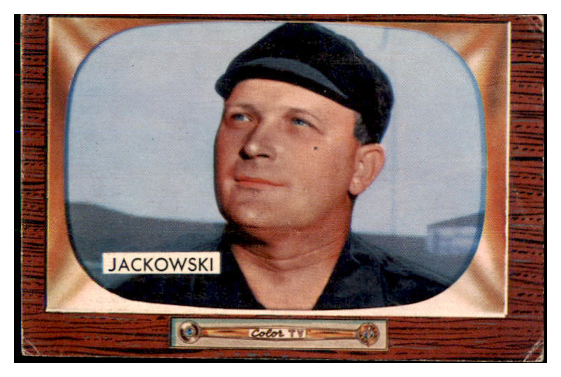 1955 Bowman Baseball #284 William Jackowski Umpire VG-EX 472435