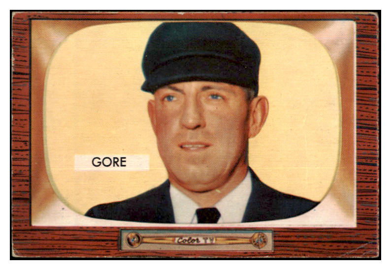 1955 Bowman Baseball #289 Arthur Gore Umpire VG-EX 472436