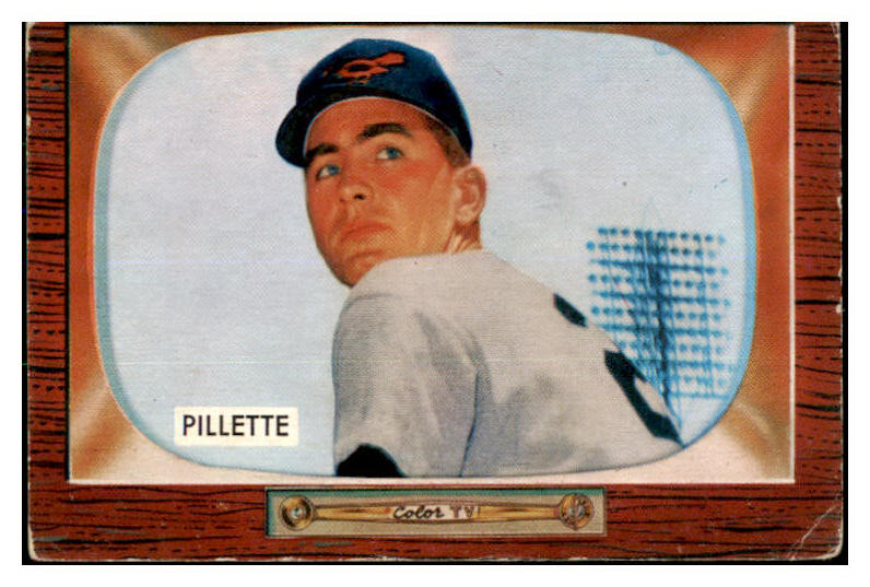 1955 Bowman Baseball #244 Duane Pillette Orioles VG-EX 472478