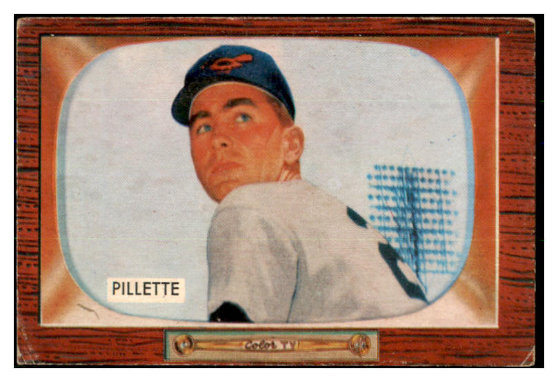 1955 Bowman Baseball #244 Duane Pillette Orioles VG-EX 472480