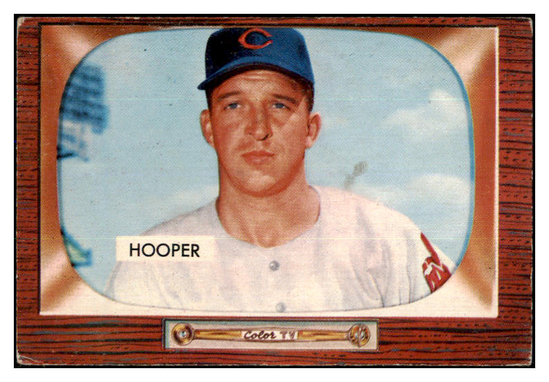 1955 Bowman Baseball #271 Bob Hooper Indians VG-EX 472503