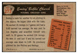 1955 Bowman Baseball #273 Bubba Church Cubs VG-EX 472504