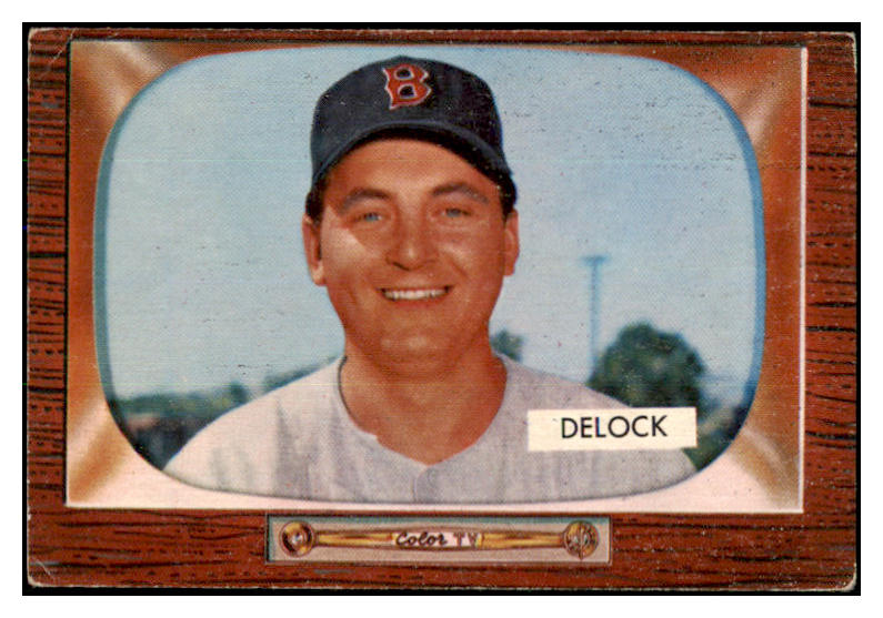 1955 Bowman Baseball #276 Ike Delock Red Sox VG-EX 472507