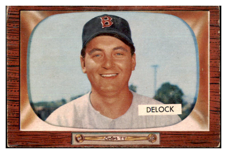 1955 Bowman Baseball #276 Ike Delock Red Sox VG-EX 472508
