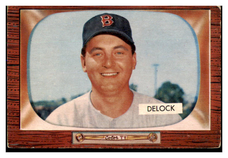 1955 Bowman Baseball #276 Ike Delock Red Sox VG-EX 472509