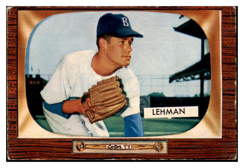 1955 Bowman Baseball #310 Ken Lehman Dodgers VG-EX 472528