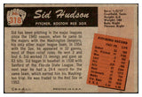 1955 Bowman Baseball #318 Sid Hudson Red Sox VG-EX 472539