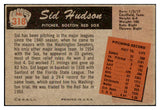 1955 Bowman Baseball #318 Sid Hudson Red Sox VG-EX 472540