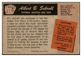 1955 Bowman Baseball #319 Al Schroll Red Sox VG-EX 472541