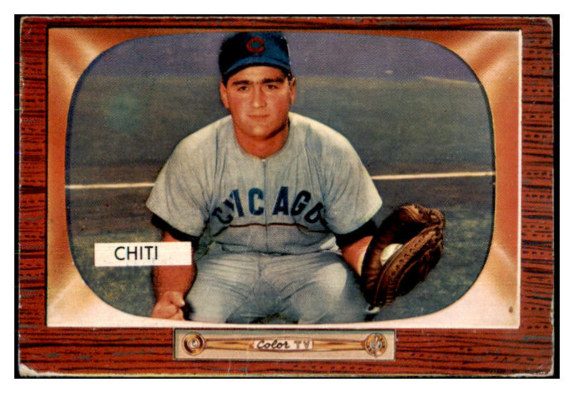 1955 Bowman Baseball #304 Harry Chiti Cubs VG 472575