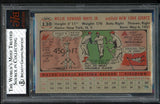 1956 Topps Baseball #130 Willie Mays Giants BVG 3.5 VG+ Gray 472736