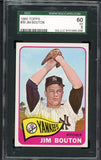 1965 Topps Baseball #030 Jim Bouton Yankees SGC 60 EX 472771