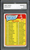 1965 Topps Baseball #104 Checklist 1 FGS 8 NM/MT Unmarked 472988