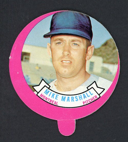 1973 Topps Baseball Candy Lids Mike Marshall Expos VG-EX 473138