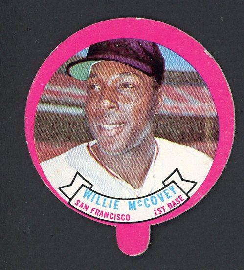1973 Topps Baseball Candy Lids Willie McCovey Giants EX-MT 473147